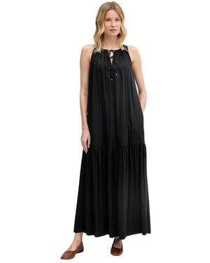 Mos Mosh Kleedjes ,Zwart ,Sabri Maxi Jurk