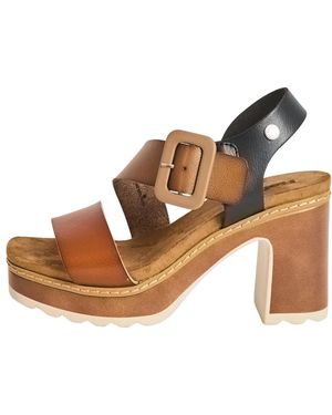 Refresh High Heel Sandals - Marrón