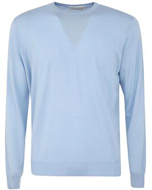FILIPPO DE LAURENTIIS Round-Neck Knitwear - Blauw