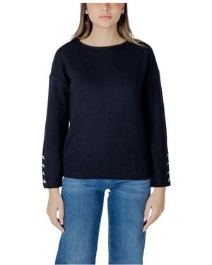 Street One Blauwe Stijlvolle Sweatshirt Mix