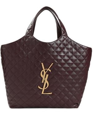 Saint Laurent Tote Bags - Rojo