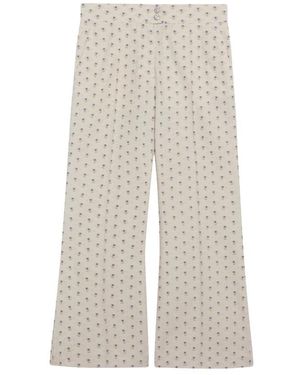 Valentino Garavani Wide Trousers - Grey