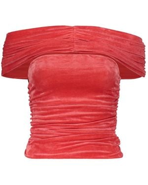 Alberta Ferretti Blouses - Red