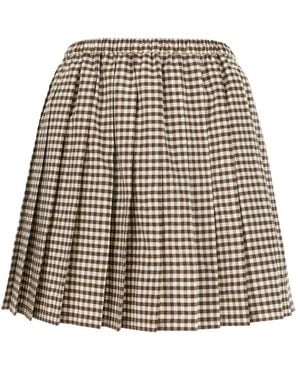 Moncler Short Skirts - Brown