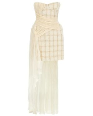 Elisabetta Franchi Party Dresses - Natural