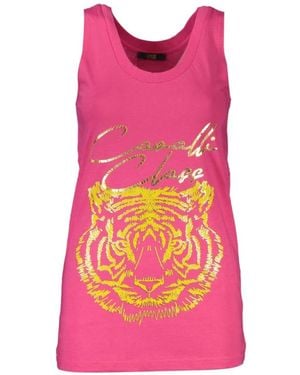 Roberto Cavalli Sleeveless Tops - Pink