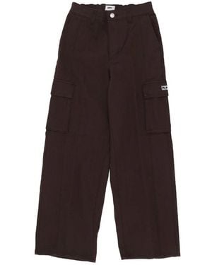 Obey Straight Trousers - Brown