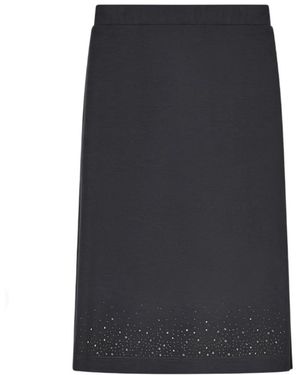 EA7 Rokken ,Grijs ,Polyester J Skirt - Zwart