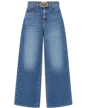 Twinset Wide Jeans - Azul