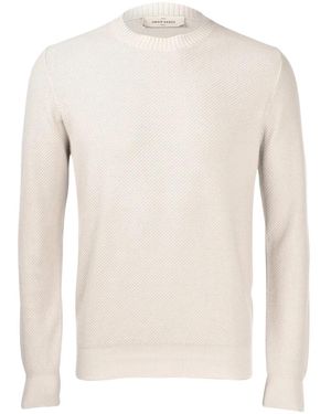 Gran Sasso Round-Neck Knitwear - Natural