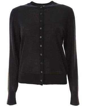Paul Smith Truien & Vesten ,Zwart ,Wol Wollen-Zijden Vest