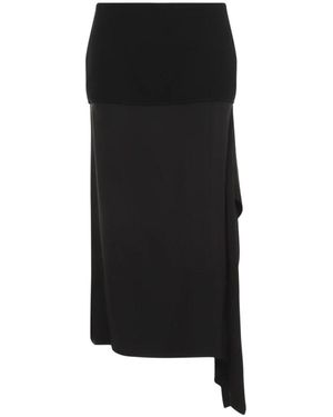Jil Sander Wool Skirt - Black