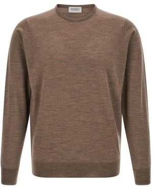 John Smedley Round-Neck Knitwear - Marrón