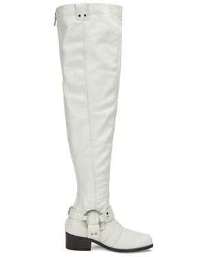 Moschino Over-The-Knee Boots - White