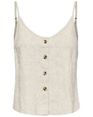 ONLY Onlsiesta Linnen Blouse - Wit