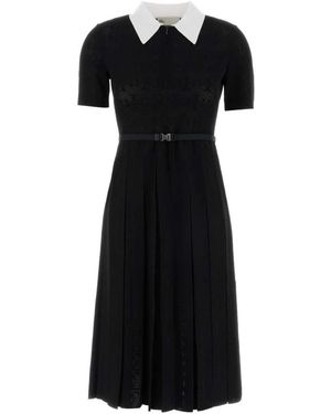 Tory Burch Knitted Kleider - Schwarz