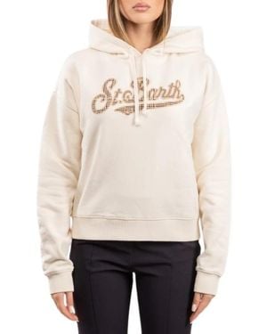 MC2 Saint Barth Hoodies & Sweatvesten ,Katoen Mindy Long Sleeve Top - Wit