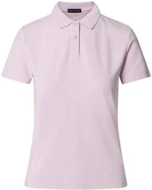 North Sails Tops ,Roze ,Katoen Modal Jersey Polo Shirt - Paars