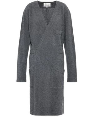 Maison Margiela Wickelstrickjacke - Grau