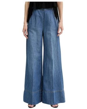 Pinko Wide Jeans - Azul