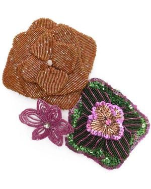 Maliparmi Brooches - Red