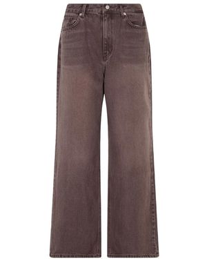 LA PISCINE Wide Jeans - Brown