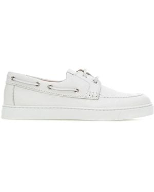 Gianvito Rossi Boat Shoes - White
