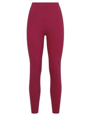 Wolford Broeken ,Rood ,Wol Naadloze Legging
