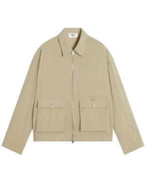 Maison Kitsuné Jacket Met Rits - Naturel