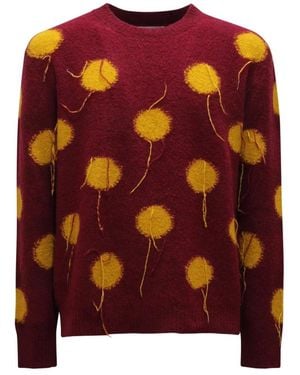 Amaranto Round-Neck Knitwear - Morado
