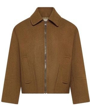 Cruna Jassen ,Bruin ,Wol Alki Jacket
