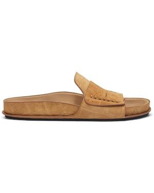 Jacquemus Sliders - Marrone
