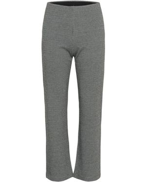 Saint Tropez Straight Trousers - Gris