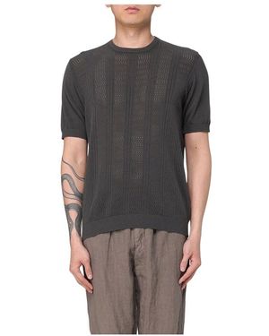 Drumohr Round-Neck Knitwear - Gris