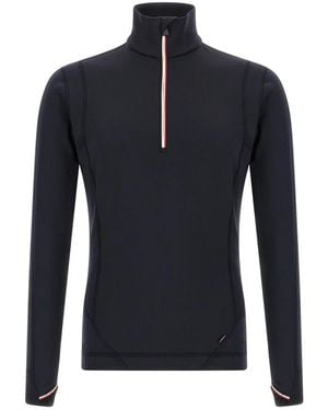 Moncler Polartec Half-Zip Sweatshirt - Blau