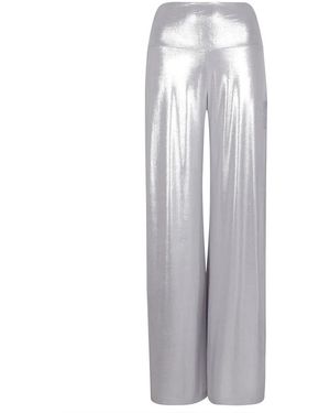 Norma Kamali Trousers > wide trousers - Gris