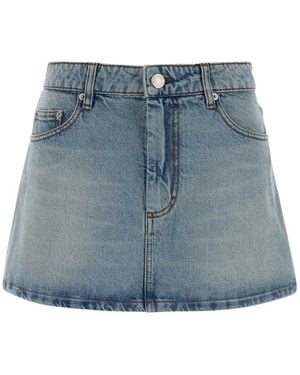 Ami Paris Denim Skirts - Azul
