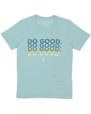 COTOPAXI Doe Goed Herhaal Tee Sea Glass - Blauw