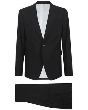 DSquared² Single Breasted Suits - Black