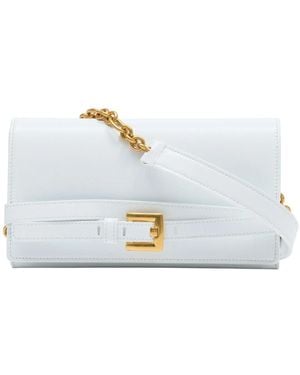 Balmain Shuffle Wallet On Chain - Blue