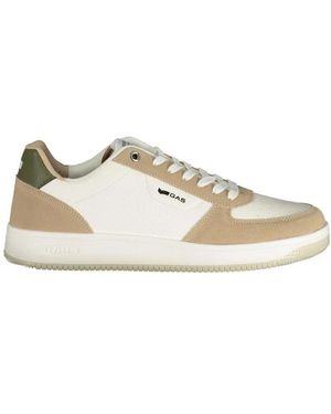 Gas Schoenen ,Wit ,Polyester Kevin Mix Sportschoen - Metallic