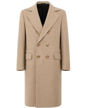Kiton Mantel - Natur