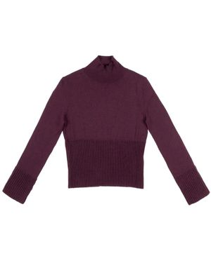 Nenette Maglia Lupetto - Paars