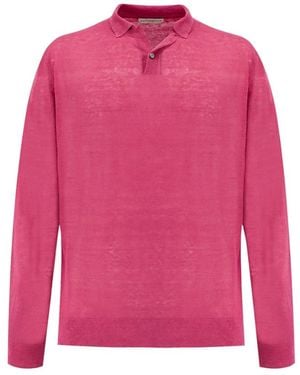 Ballantyne Round-Neck Knitwear - Pink
