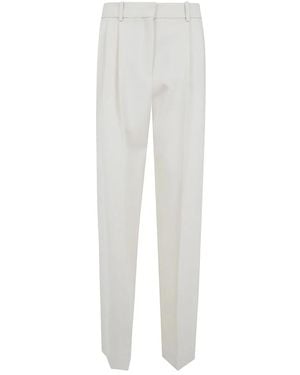 Calvin Klein Wide Trousers - Blanc