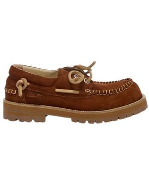 Moschino Boat Shoes - Brown