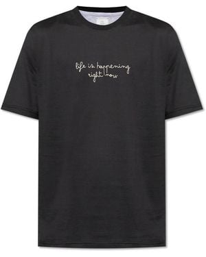 Eleventy T-Shirts - Negro