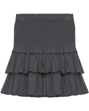 Isabel Marant Rokken ,Zwart ,Katoen Naomi Skirt - Grijs