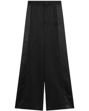 MM6 by Maison Margiela Wide Trousers - Black