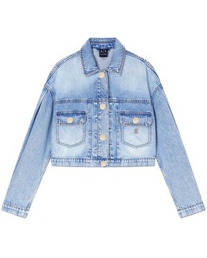 ARMANI EXCHANGE Denim Shirts - Blue